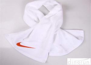 Wholesale Logo Embroidered Sports Towels , White Sports Towel For Gym / Swimming from china suppliers