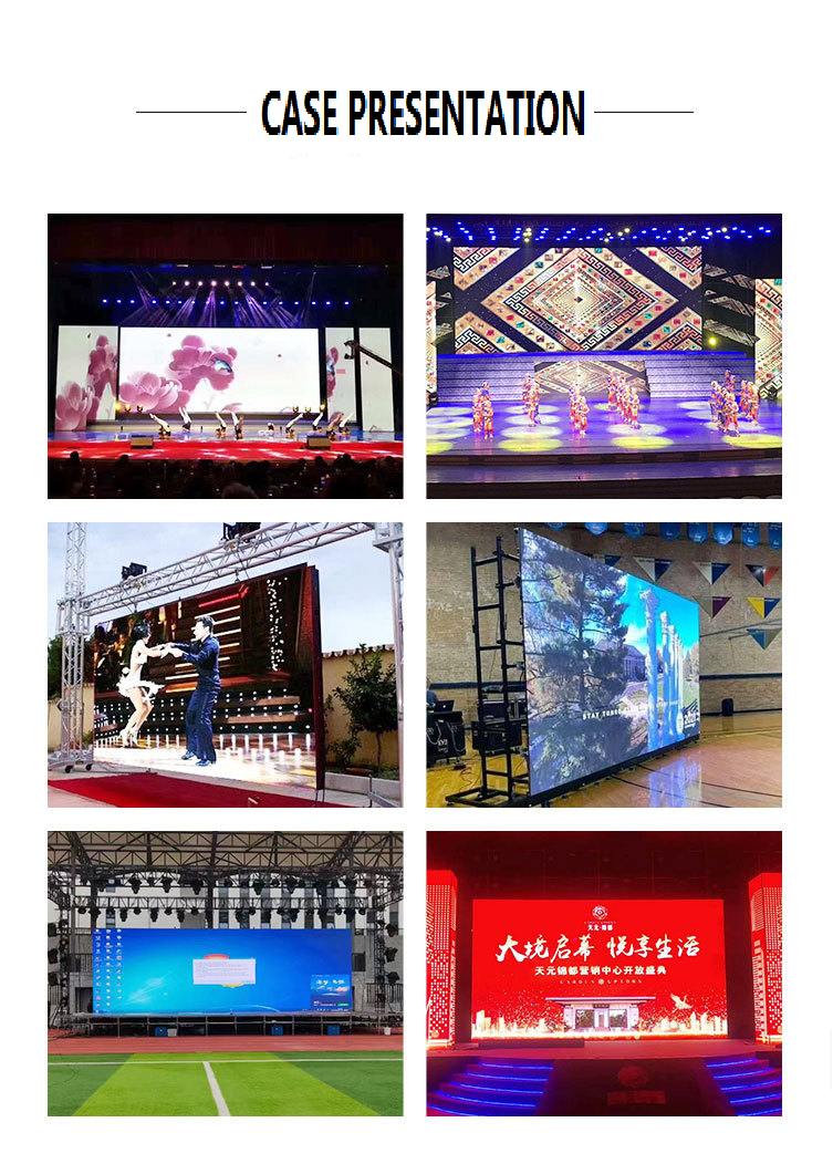 Customizable Cabinet Size 500X500mm/500X1000mm High Brightness P2.6 P2.9 P3.91 P4.81 Led Panel for Outdoor Rental Screen