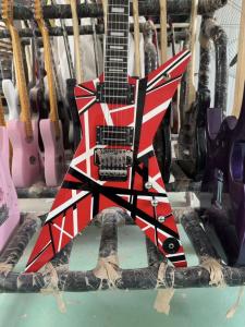 Wholesale Custom Special Body Washburn Dimebag Darrell Red Black Stripes Electric Guitar High-end Electric Guitar from china suppliers