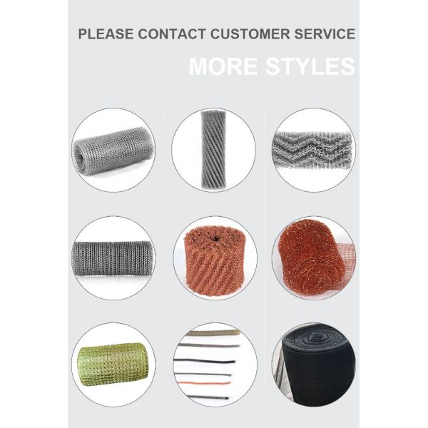 Superior Impact Knitted Wire Mesh Vibration Resistance