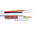 CFTV Digital Coaxial Cable For Security Camera , Yellow Solid PE Insulation