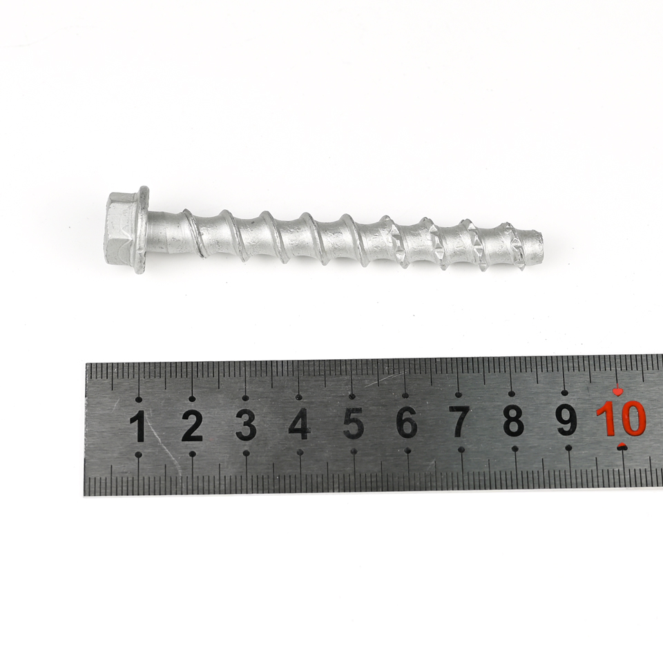 Mechanical Self-Drilling Anchor Bolt Hex Flange Concrete Bolt M8 for Heavy Duty 410 SS