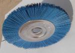 Durable Abrasive Nylon Wheel Brush / Nylon Circular Brush With Blue Color