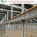 Corrugated Color Steel Sheet Steel Structure Building Custom Layout CE
