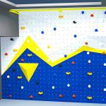 playroom rock climbing wall , Steel Frame Climbing Wall With Fiberglass Panel