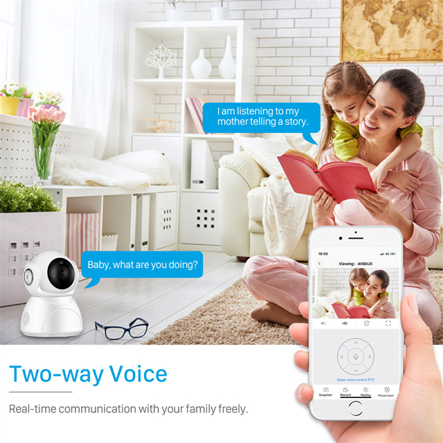 Tuya Smart Camera WIFI Wireless Home Security Camera IR Night Vision Two Way Audio Baby Monitor