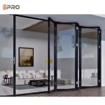 Balcony Aluminum Sliding Doors Glass Aluminum Door Entrance Folding Door
