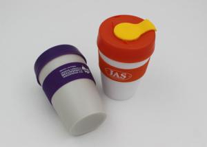 Wholesale 12OZ Novelty Insulated Plastic Coffee Cup , Non - Toxic Plastic Drinking Cups With Lids from china suppliers