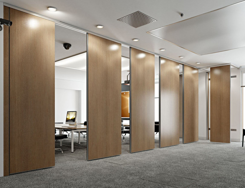 MDF Top Gypsum Board Sound Proofing Foldable Partition Wall Malaysia For Ballroom