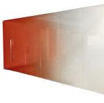 Drilling Tempering Eco-friendly 6.38-8.38mm Polished Edged Toughened Gradient