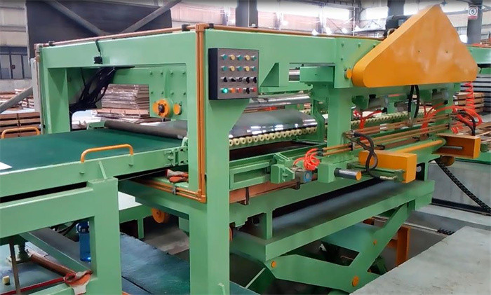 High Speed Light Gauge Cut To Length Line Machine For Steel Sheet 25pcs X 2m