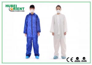 China PP Medical Mens Insulated Coveralls / Custom Chemical Coverall Suit Eco - Friendly on sale