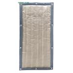Grey PVC Tarpaulin And Fabric Sound Barrier For Outdoor Construction Sites