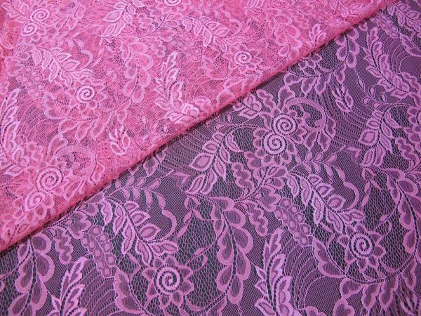 Light hollow gauze 100%nylon leaf lace fabric textile in Guangzhou market (CY