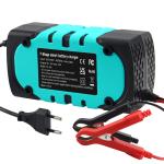 Smart 7-Stage Pulse Repair Battery Charger 10A 6V/12V/24V for Solar Car Fast