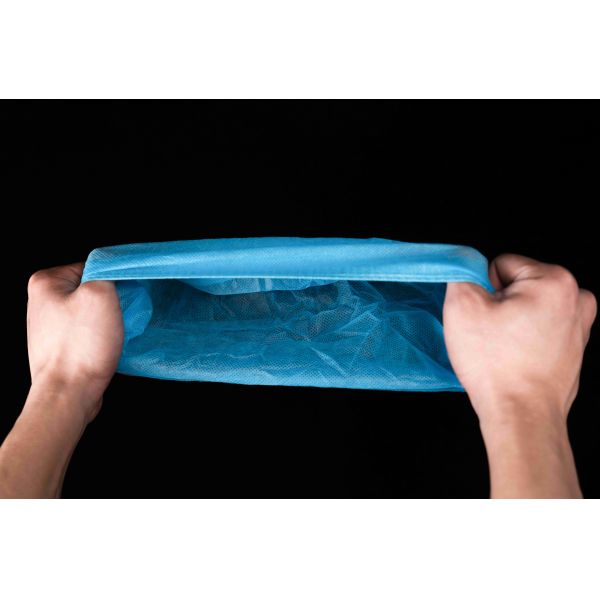 Laboratory Use Disposable Anti-Static Medical blue Nonwoven Shoe Cover