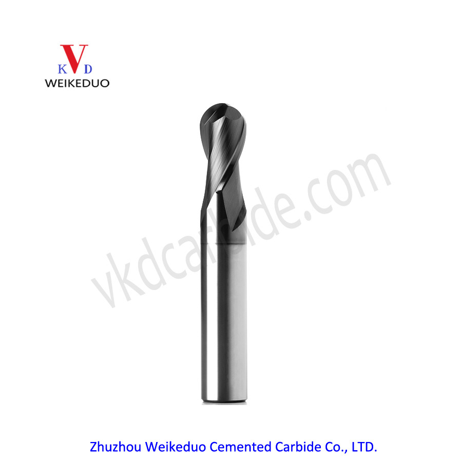 Solid carbide ball nose end mill 2/3/4/6 flutes, Coating (Optional) R0.15-10MM complete