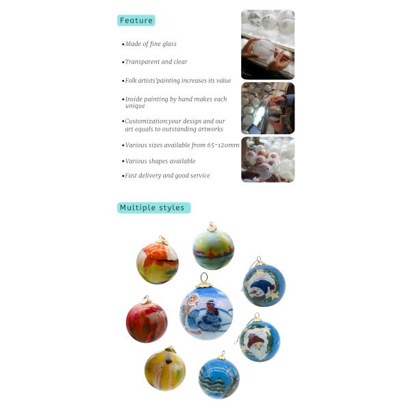 2025 Luxury High-End Christmas Trees Ornaments Balls with Environmentally Friendly Materials for Gift