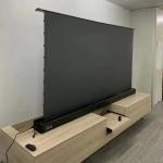 Home Theater 120 Inch UST Projection Screens Motorized Floor Rising Projector