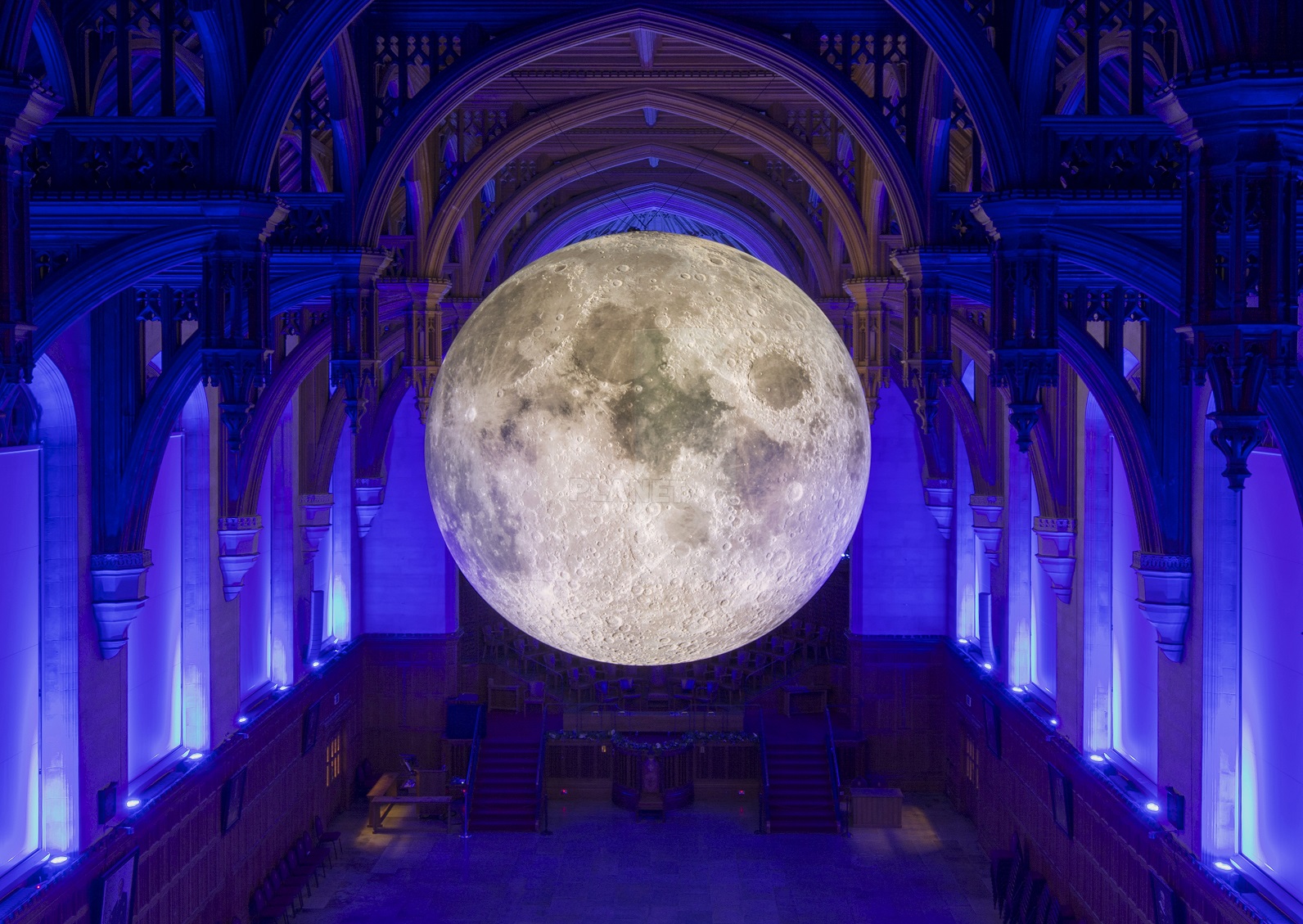 Customized Event Giant Advertising Inflatable Moon Model Large Inflatable Moon Balloon with Led Light
