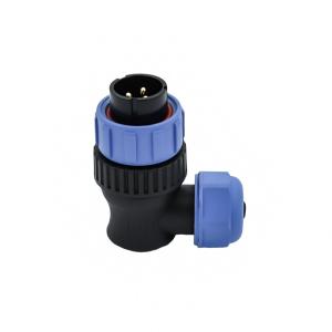 Wholesale Nylon PA66 Sp21 Ip68 Male Plastic Connector Right Angled 9 Pin 22awg from china suppliers