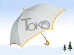 Personalized Kids Rain Umbrellas , Childrens Folding Umbrella Metal Shaft / Ribs