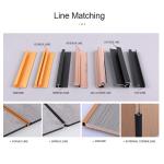 Bamboo Charcoal Wood Veneer Decorative Board PVC Wall Panels Suitable For Wall