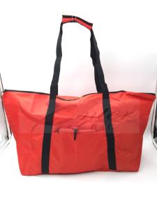 Wholesale Water Resistant Reusable Folding Shopping Bags Red Color For Travel from china suppliers