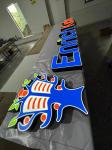 IP65 Outdoor Lighted Sign Letters , Free Standing RGB LED Letters