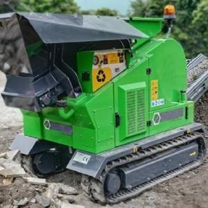 China 15-50t/H Mini Mobile Jaw Crusher Station For Small Crushing Production Line on sale