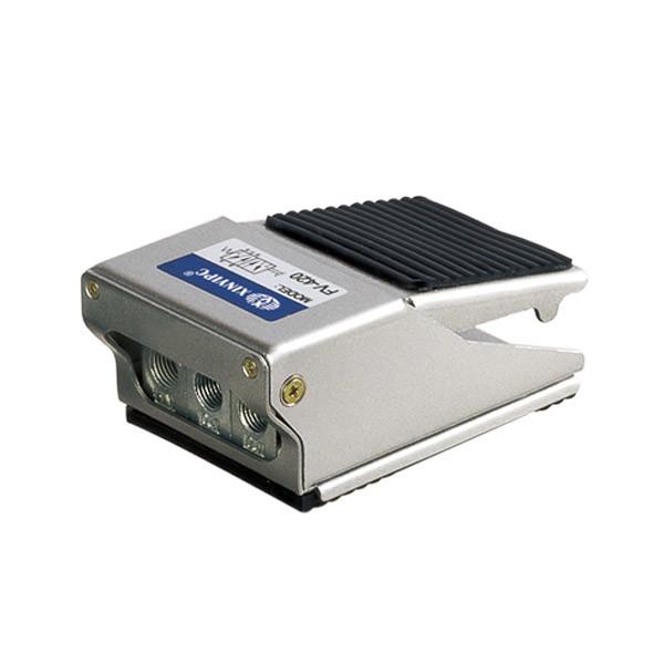 FV420 Pneumatic Foot Valve , 4 / 2 Way Standard G1/4" Port Foot Operated Air