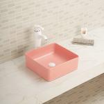 Reusable Counter Top Bathroom Sink Square Type Not Deformed Wash Basin