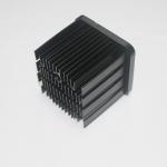 Square Pin Fin 62mm Cold Forged Heat Sink For Electronic Equipment Black