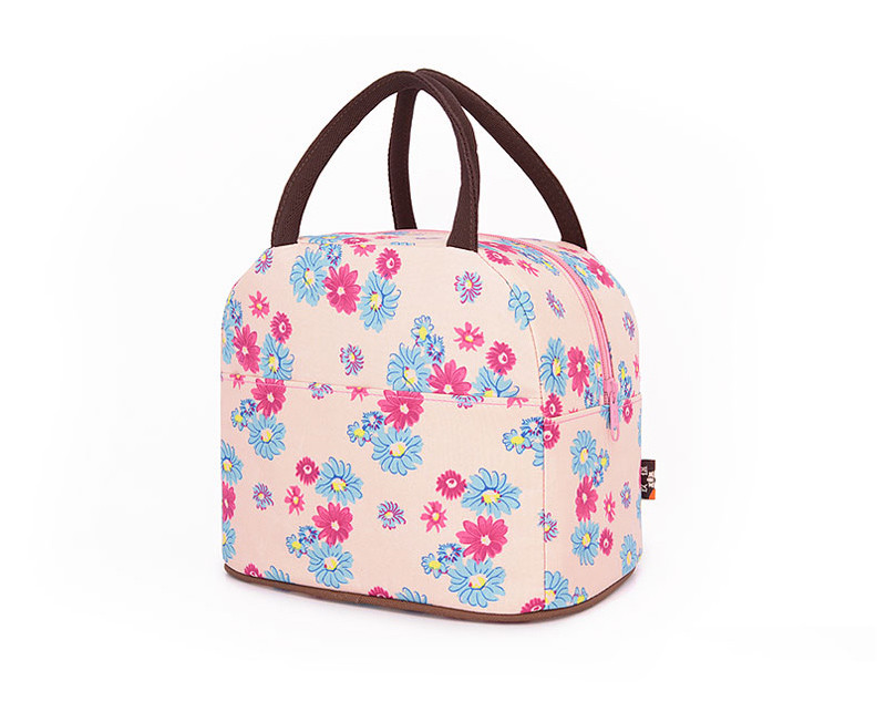 OEM Food Safe PEVA Lining L23*D16cm Thermo Lunch Bag