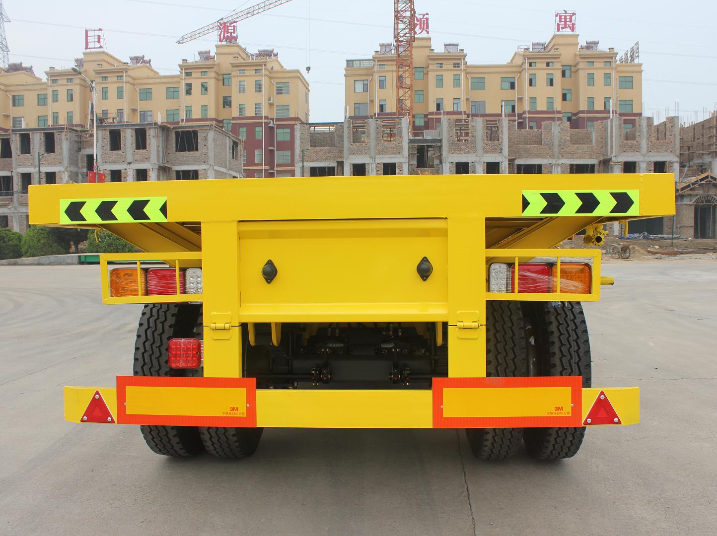 High Bed Container Chassis 4 Axles 20 40 48 53 Feet Trailer for Container Transport