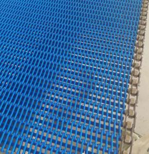 Wholesale Flexible Plastic Slat Chain Conveyor Belt Heavy Duty Top Plate Modular Belt from china suppliers