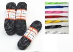 Cotton Durable Waxed Hockey Laces Abrasion Resistant For Speed Skates / Boots