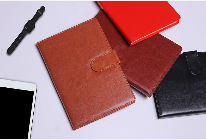 Personalized Notebook with Luxury Soft PU Leather Cover and Customized Paper Material