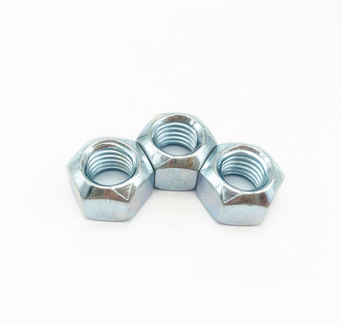 ISO9001 Certified ZINC Finish Hexagon Point Lock Nuts DIN980V for Secure Fastening