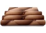 European Style Washable Vinyl Wallpaper with 3D Effect Leather Pattern , SAC