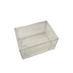 Custom Logo Clear Acrylic Magnetic Shoe Box Foldable Transparent Drop Front