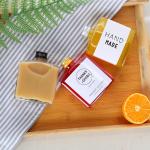 200ml 12 Oz Square Glass Beverage Bottle BPA Free For Outdoor Picnic Portable