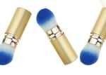 Makeup Powder Retractable Blusher Brush Nylon Blue White Hair