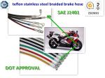 dot approved OE stainless steel wire braided brake line