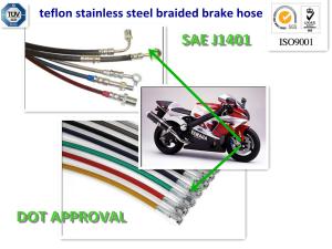 Wholesale dot approved OE stainless steel wire braided brake line from china suppliers