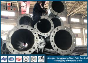 Wholesale 40 - 60 Feet Stainless Steel Tubular Poles For Electrical Power Project from china suppliers
