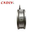 Lug Type Dual Plate Check Valve Wafer Swing Stainless Steel PN16