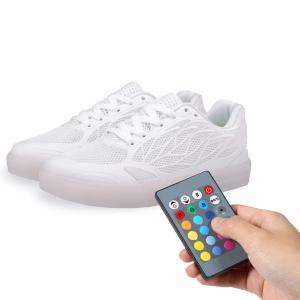 China Rainbow Light Up Dance Shoes , App Control Light Up Sneakers For Adults on sale