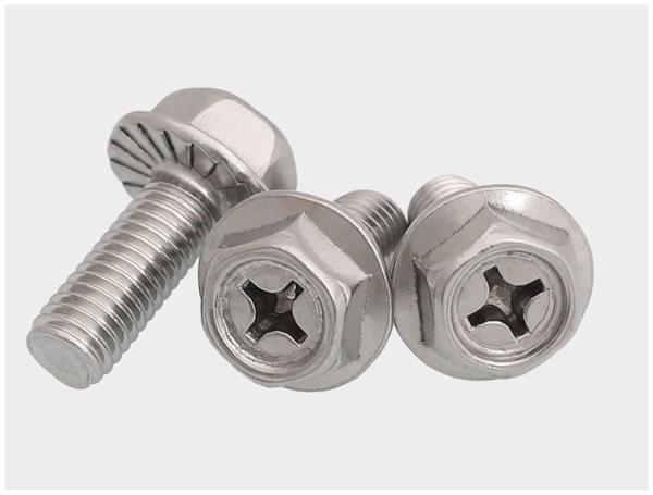 Stainless steel SS304 SS316 A2-70 A4-80 Flanged button head screw Astm B7 Flange