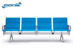 4 Seater Hospital Furniture Chairs Cold - Roll Steel Frame For Clinic